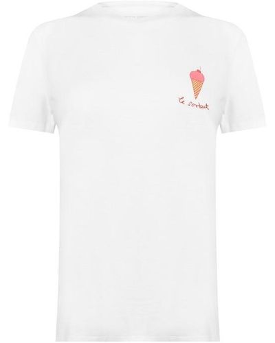 French Connection Sorbet T-shirt - White