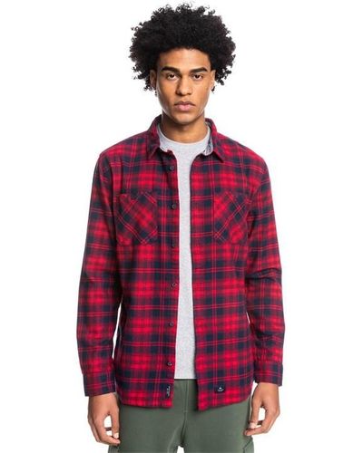 Quiksilver Check Shirt - Red
