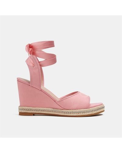 COACH Page Wedge Sandals - Pink
