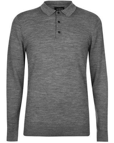 Howick Merino Polo Shirt - Grey