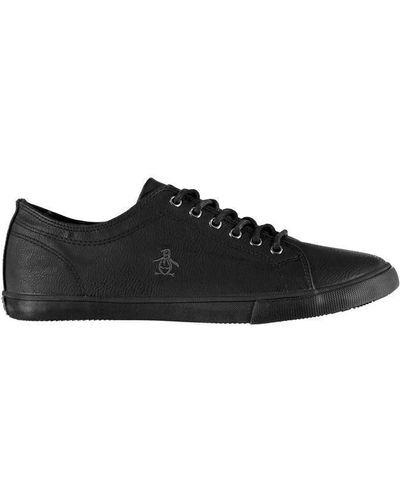 Original Penguin Brewton Pu Trainers - Black