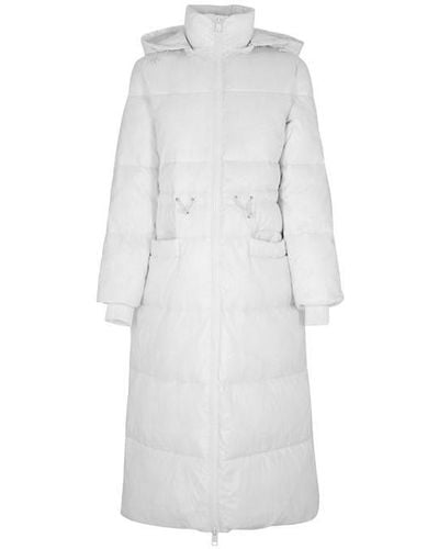 Armani Exchange Ax Overcoat Ld34 - White