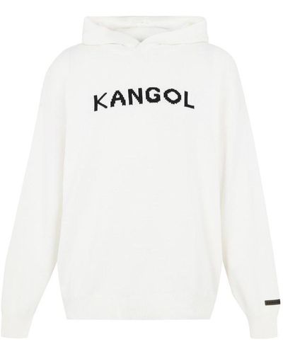 Kangol Jacquard Logo Hoodie - White