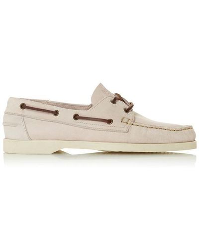 Bertie Baboon Relaxed Boat Shoes - Natural