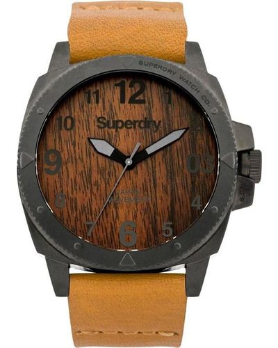 Superdry Trident Wood Watch - Multicolour