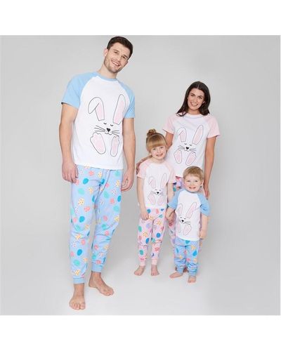 Be You Family Bunny Pyjama - Blue