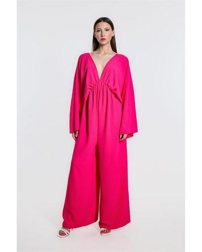Be You Wide Leg Jumpsuit - Pink