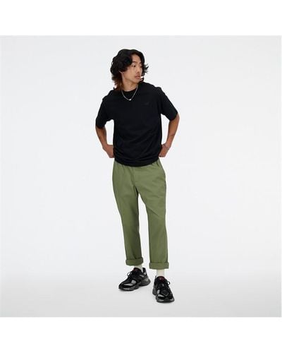 New Balance Nbls Twill Trouser Sn42 - Green