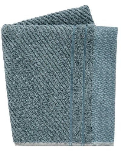 Murmur Ripple Towels - Blue