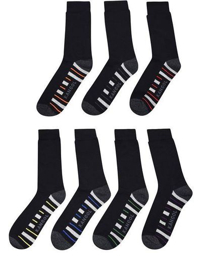 Kangol Formal Socks 7 Pack - Black
