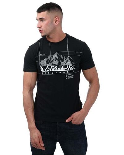 Napapijri S Frame Crew T-shirt - Black