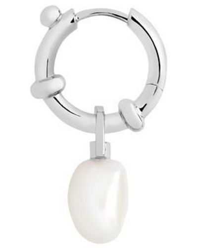 Maria Black Cha Cha Earring - White