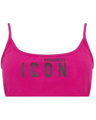 DSquared² Icon Sports Bra - Pink