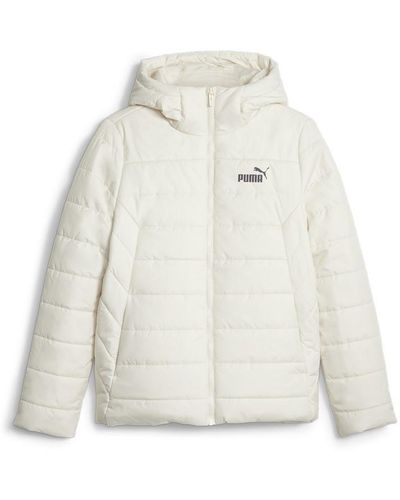 PUMA Ess Hooded Padded Jacket - White