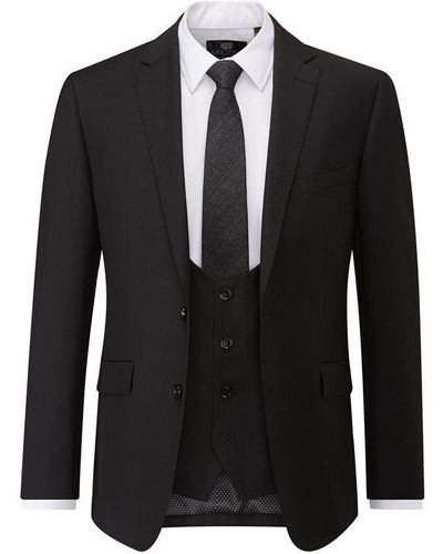 Skopes Milan Slim Fit Suit Jacket - Black