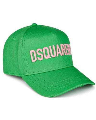 DSquared² Stretch Logo Baseball Cap - Green