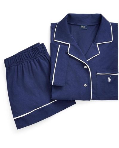 Polo Ralph Lauren Polo Short Pj Set - Blue