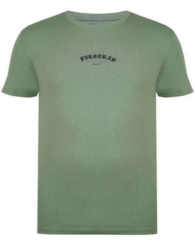 Firetrap Trek T Shirt - Green