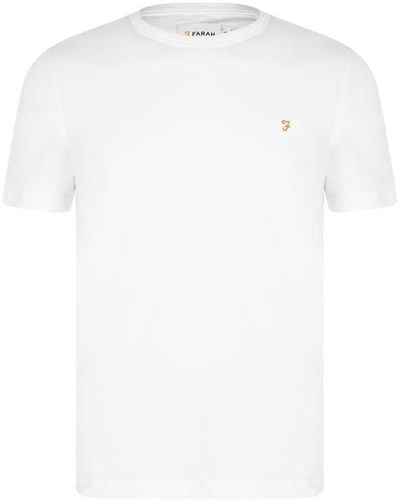 Farah Denny Short Sleeve T Shirt - White