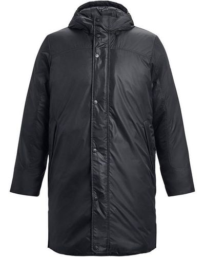 Under Armour S Insulate Bench Coat Black M - Blue