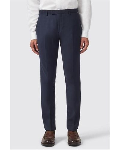Twisted Tailor Ellroy Skinny Fit Suit Trouser - Blue