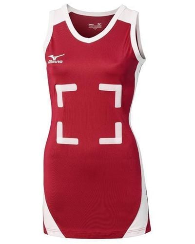 Mizuno Pro Netball Dress - Red