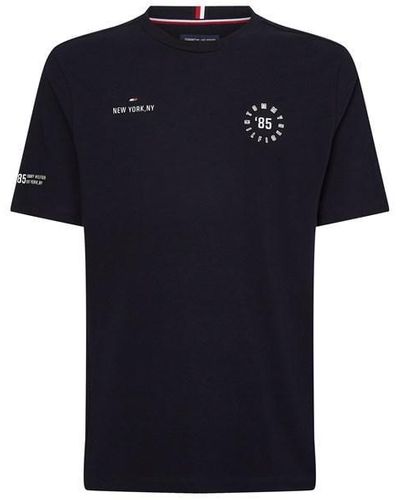 Tommy Sport Graphic S/s Tee - Blue