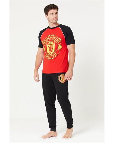 Character Manchester United Fc Pyjamas - Red