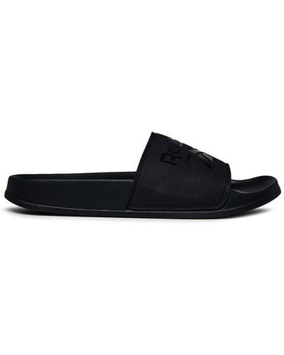 Reebok black sandals cheap