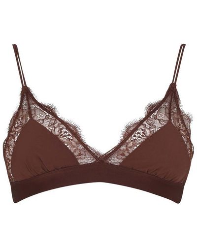 Love Stories Lovelace Bralette - Brown