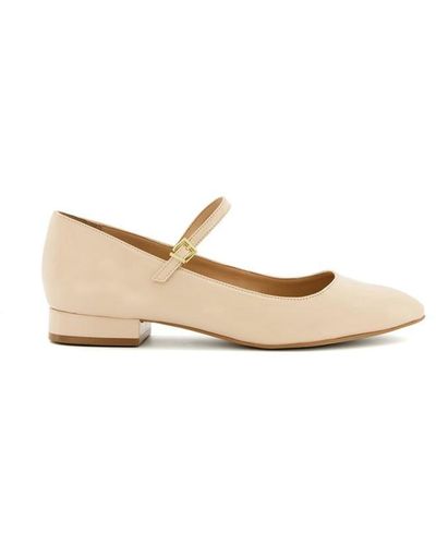 Dune Dune Hipplie Mary Jane Shoes - Natural