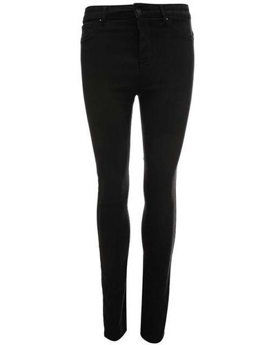 ONLY Mila-iris High Waist Skinny Jeans - Black