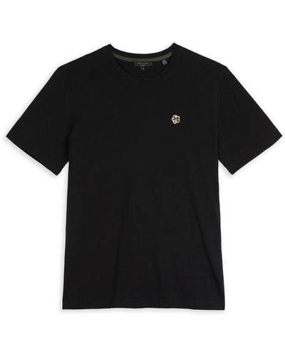 Ted Baker Oxford T Shirt - Black