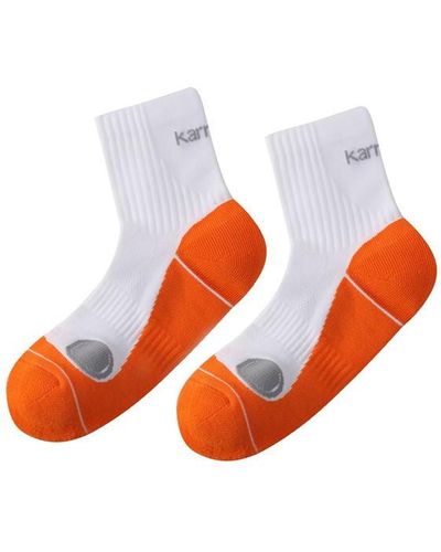 Karrimor Dri Skin 2 Pack Running Socks - Orange