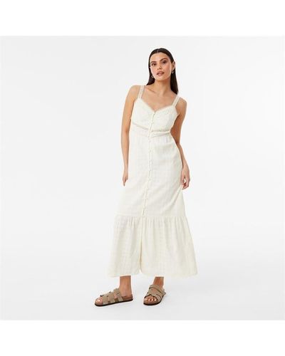 Jack Wills Cotton Maxi Dress - White