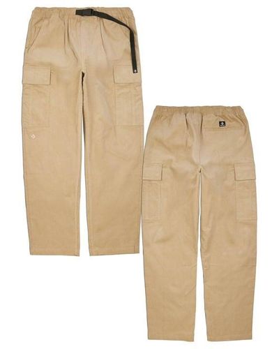 Converse Corduroy Cargo Trousers - Natural