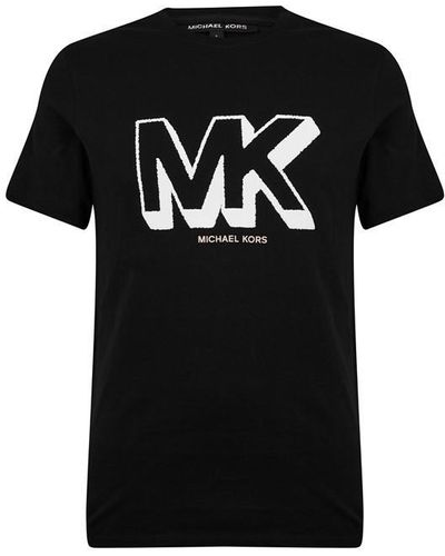 Michael Kors Mk Sketch Mk Tee Sn42 - Black