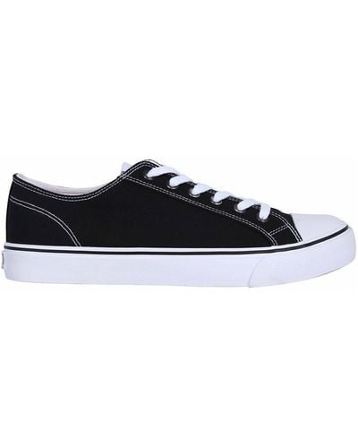 Character Canvas Low Trainers - Black