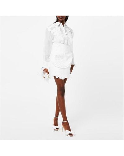 Zimmermann Tama Filigree Skirt - White