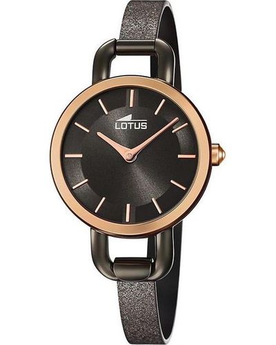 Lotus Steel Sports Analogue Quartz Watch - Black
