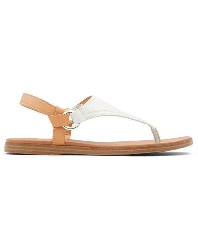 Call It Spring Zollie Flat Sandals - Natural