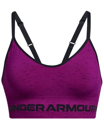 Under Armour Low Impact Sports Bra - Purple
