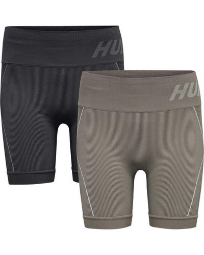 Hummel 2 Pack Chris Shorts - Grey