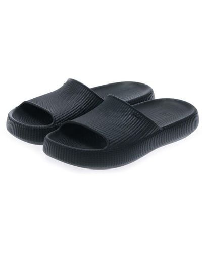 Zaxy Leveza Slide Sandals - Black