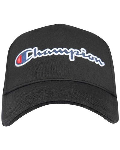 Champion Logo Cap - Black
