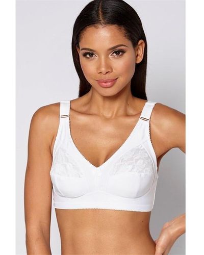 Studio Non Wired Soft Cup Printed Bra in Natural