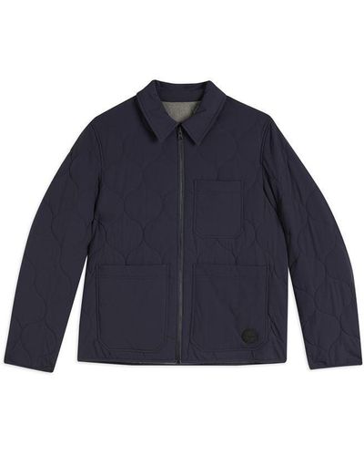 Ted Baker Schuss Reversible Quilted Jacket - Blue