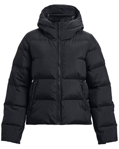 Under Armour S Down Crinkle Jacket Black S