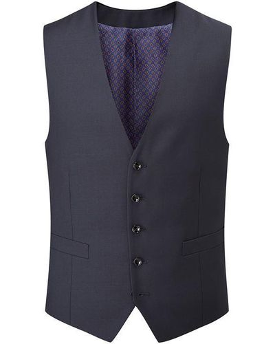 Skopes Farnham Commuter Suit Waistcoat - Blue