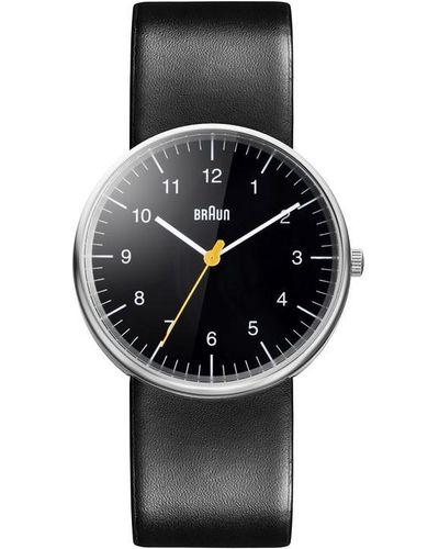 Braun Classic Stainless Steel Classic Analogue Watch - Black